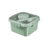 Pojemnik na żywność Smart  Eco Line LUNCH KIT 1,1L kwadratowy zielony